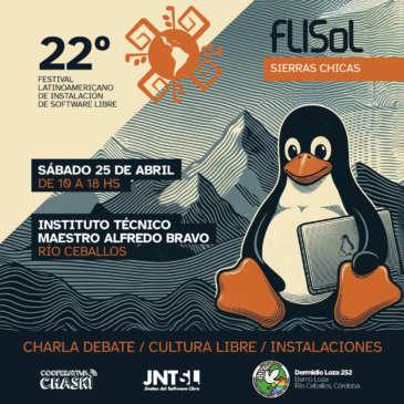 FLISoL Sierras Chicas 2026: tecnología libre, comunidad y aprendizaje para todas las edades